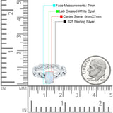 Celtic Weave Braided Style Oval Wedding Engagement Ring Simulated Cubic Zirconia 925 Sterling Silver