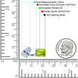 925 Sterling Silver Ring Open Teardrop Pear Emerald Cut CZ Wedding Engagement Bridal Anniversary Cocktail Ring