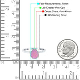 Vintage Style Art Deco Solitaire Accent Pear Wedding Engagement Ring Simulated Cubic Zirconia 925 Sterling Silver