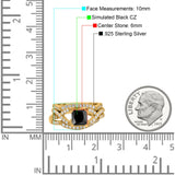 Three Piece Infinity Shank Cushion Cut Art Deco Halo Engagement Ring Round Simulated Cubic Zirconia 925 Sterling Silver