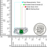 Three Piece Infinity Shank Cushion Cut Art Deco Halo Engagement Ring Round Simulated Cubic Zirconia 925 Sterling Silver