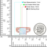 Princess Cut Art Deco Engagement Ring Simulated Cubic Zirconia 925 Sterling Silver