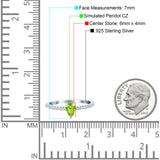 Teardrop Pear Art Deco Wedding Ring Simulated Cubic Zirconia 925 Sterling Silver