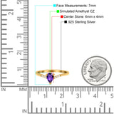 Teardrop Pear Art Deco Wedding Bridal Engagement Ring Round Simulated Cubic Zirconia 925 Sterling Silver