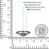 Art Deco Wedding Ring Marquise Simulated Cubic Zirconia 925 Sterling Silver