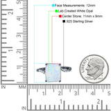 Swirl Engagement Ring Emerald Cut Simulated Cubic Zirconia 925 Sterling Silver