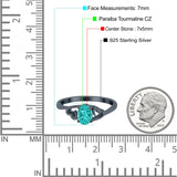 Art Deco Oval Wedding Engagement Bridal Ring Simulated Cubic Zirconia 925 Sterling Silver