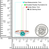 Solitaire Accent Engagement Ring Created White Opal Round Simulated Cubic Zirconia 925 Sterling Silver