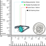 Swirl Oval Wedding Engagement Bridal Ring Simulated Cubic Zirconia 925 Sterling Silver