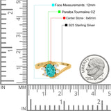 Swirl Oval Wedding Engagement Bridal Ring Simulated Cubic Zirconia 925 Sterling Silver