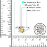 Swirl Oval Wedding Engagement Bridal Ring Simulated Cubic Zirconia 925 Sterling Silver