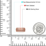 Antique Style Eternity Beautiful Artisan Designer Trending Oxidized Band Solid 925 Sterling Silver Thumb Ring (6.5mm)