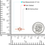 Classic Petite Open Star Of David Inspired Thumb Ring Band (8.7mm)