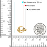 Celestial Moon Phase Magic Of The Moon Pendant Art Oxidized Ring Band Thumb Ring (13.9mm)