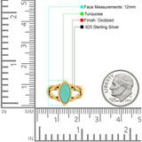 Solitaire Marquise Halo Wedding Engagement Ring Simulated Cubic Zirconia 925 Sterling Silver