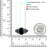 Petite Dainty Butterfly Lab Opal Ring Solid Oval Oxidized 925 Sterling Silver