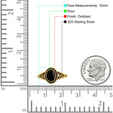 Filigree Petite Dainty Lab Opal Ring Solid Oval Oxidized 925 Sterling Silver
