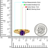 Cushion Cut Art Deco Engagement Ring Simulated Cubic Zirconia 925 Sterling Silver