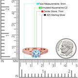 Cushion Cut Art Deco Engagement Ring Simulated Cubic Zirconia 925 Sterling Silver