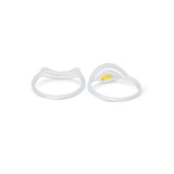 Two Piece Ring Band Round Simulated Cubic Zirconia 925 Sterling Silver