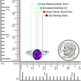 Vintage Style Wedding Ring Marquise Simulated Cubic Zirconia 925 Sterling Silver