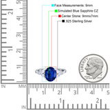 Vintage Style Wedding Ring Marquise Simulated Cubic Zirconia 925 Sterling Silver