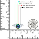 Vintage Style Wedding Ring Marquise Simulated Cubic Zirconia 925 Sterling Silver