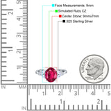 Vintage Style Wedding Ring Marquise Simulated Cubic Zirconia 925 Sterling Silver