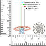 Solitaire Accent Twisted Fashion Ring Princess Cut Simulated Cubic Zirconia 925 Sterling Silver