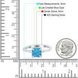 Solitaire Accent Twisted Fashion Ring Princess Cut Simulated Cubic Zirconia 925 Sterling Silver
