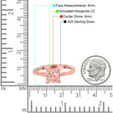 Solitaire Accent Twisted Fashion Ring Princess Cut Simulated Cubic Zirconia 925 Sterling Silver