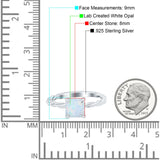 Solitaire Accent Twisted Fashion Ring Princess Cut Simulated Cubic Zirconia 925 Sterling Silver