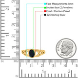 Infinity Twisted Wedding Ring Oval Cut Simulated Cubic Zirconia 925 Sterling Silver