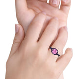Halo Cushion Infinity Twist Side Stone Simulated Amethyst CZ Engagement Ring Cubic Zirconia 925 Sterling Silver