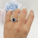 Marquise Filigree Floral Ring