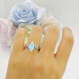 Marquise Split Shank Ring