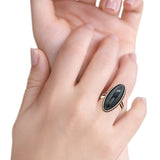 Oval New Design Thumb Ring Statement Fashion Oxidized Solid 925 Sterling Silver