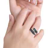 Adjustable Feather Thumb Ring Boho Fashion Oxidized Solid 925 Sterling Silver