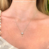 Diamond Palm Tree Necklace