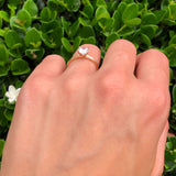 14K Gold Solitaire Round Cubic Zirconia Engagement Ring