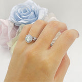 Two Piece Floral Ring