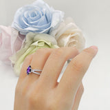 Marquise Split Shank X Ring