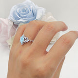 Marquise Filigree Floral Ring