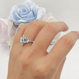 Marquise Filigree Floral Ring