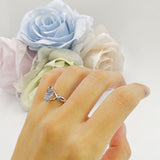 Marquise Split Shank Ring