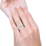 Eternity Rope Celtic Woven Knot Infinity Braided Style Ring Design Oxidized Band Solid 925 Sterling Silver Thumb Ring (8mm)