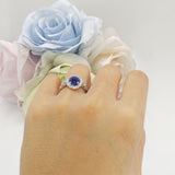 Two Piece Floral Ring