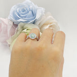 Two Piece Floral Ring