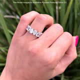 Pear Shaped Eternity Band