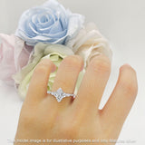 Art Deco Marquise Vintage Style Cubic Zirconia Ring 925 Sterling Silver